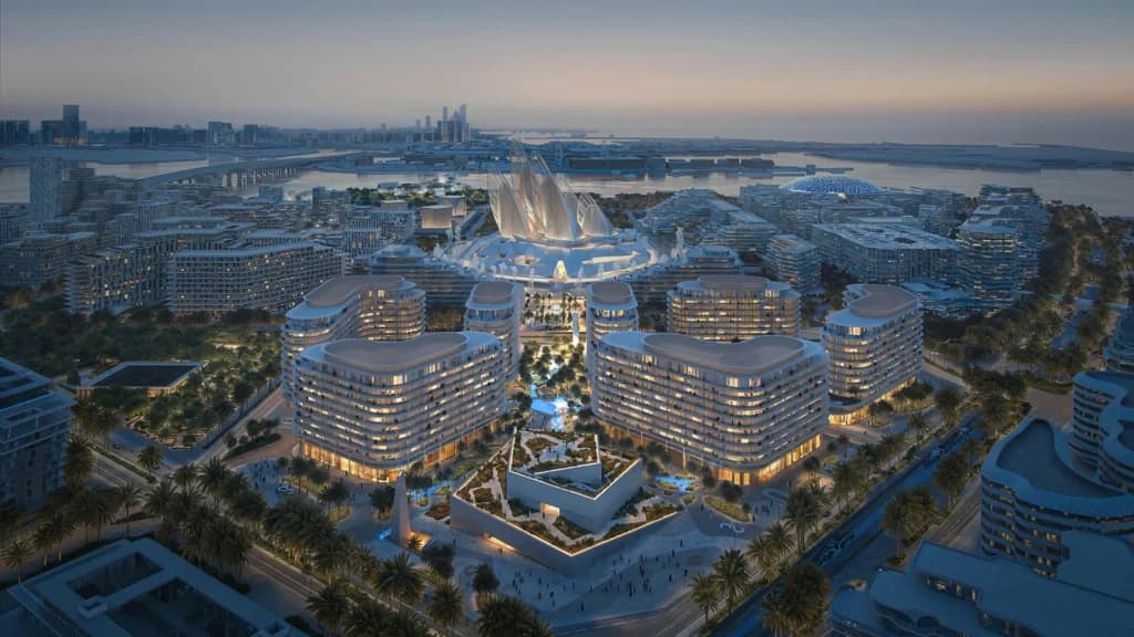 Saadiyat Grove, Abu Dhabi — the development the plot sits in